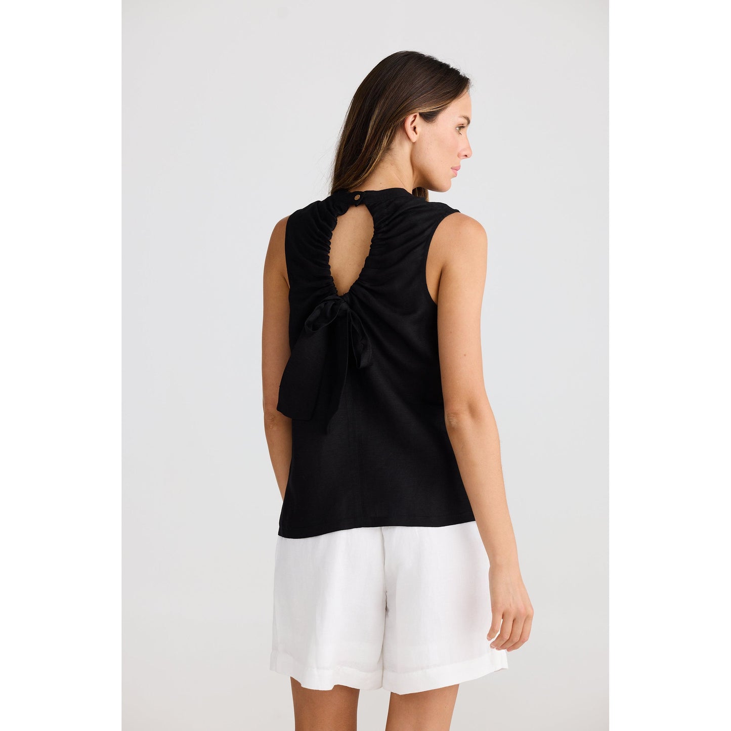 Shanty Adel Top (Black Indus, Black or White)