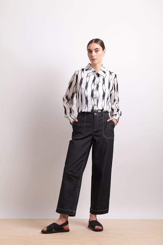 Neris Liquorice Soft Focus Shirt