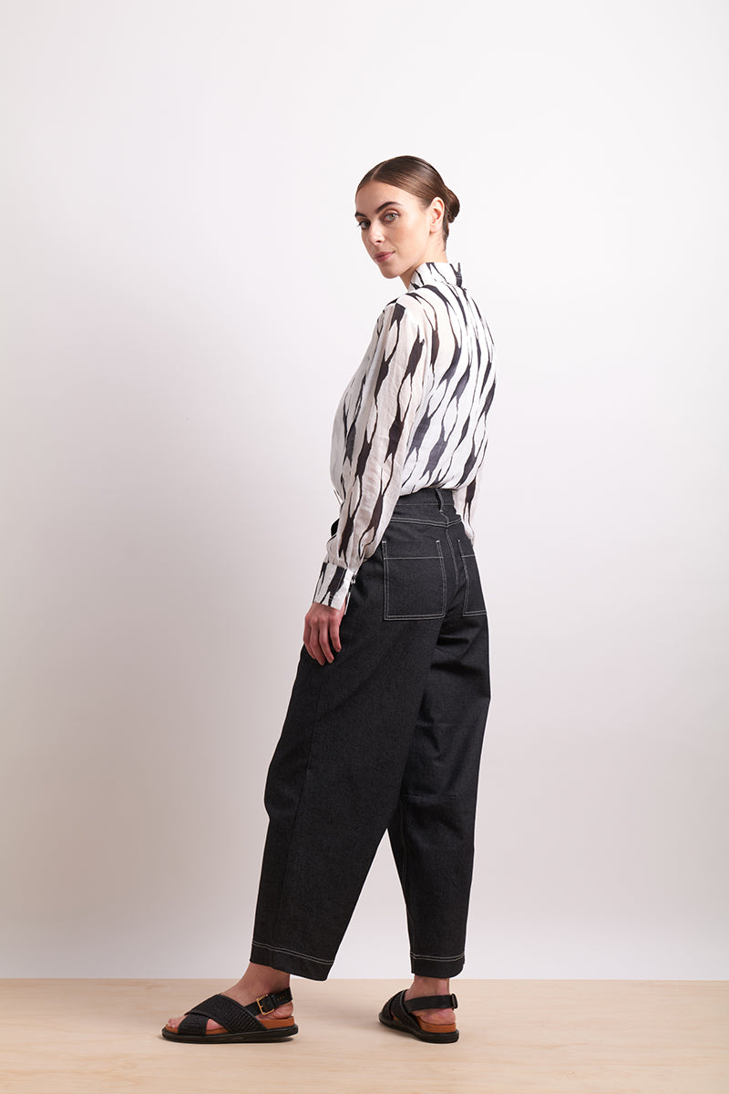 Neris Liquorice Soft Focus Shirt