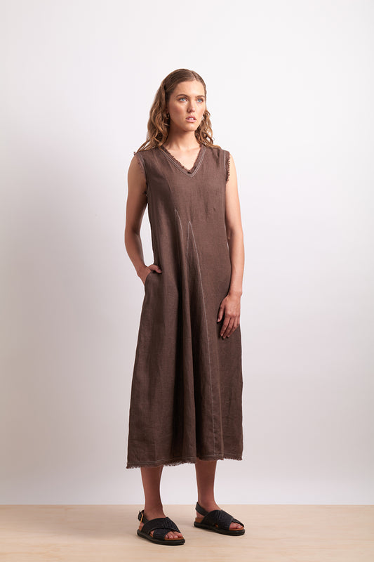 Neris Cocoa On The Edge Dress