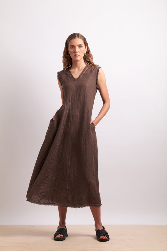 Neris Cocoa On The Edge Dress
