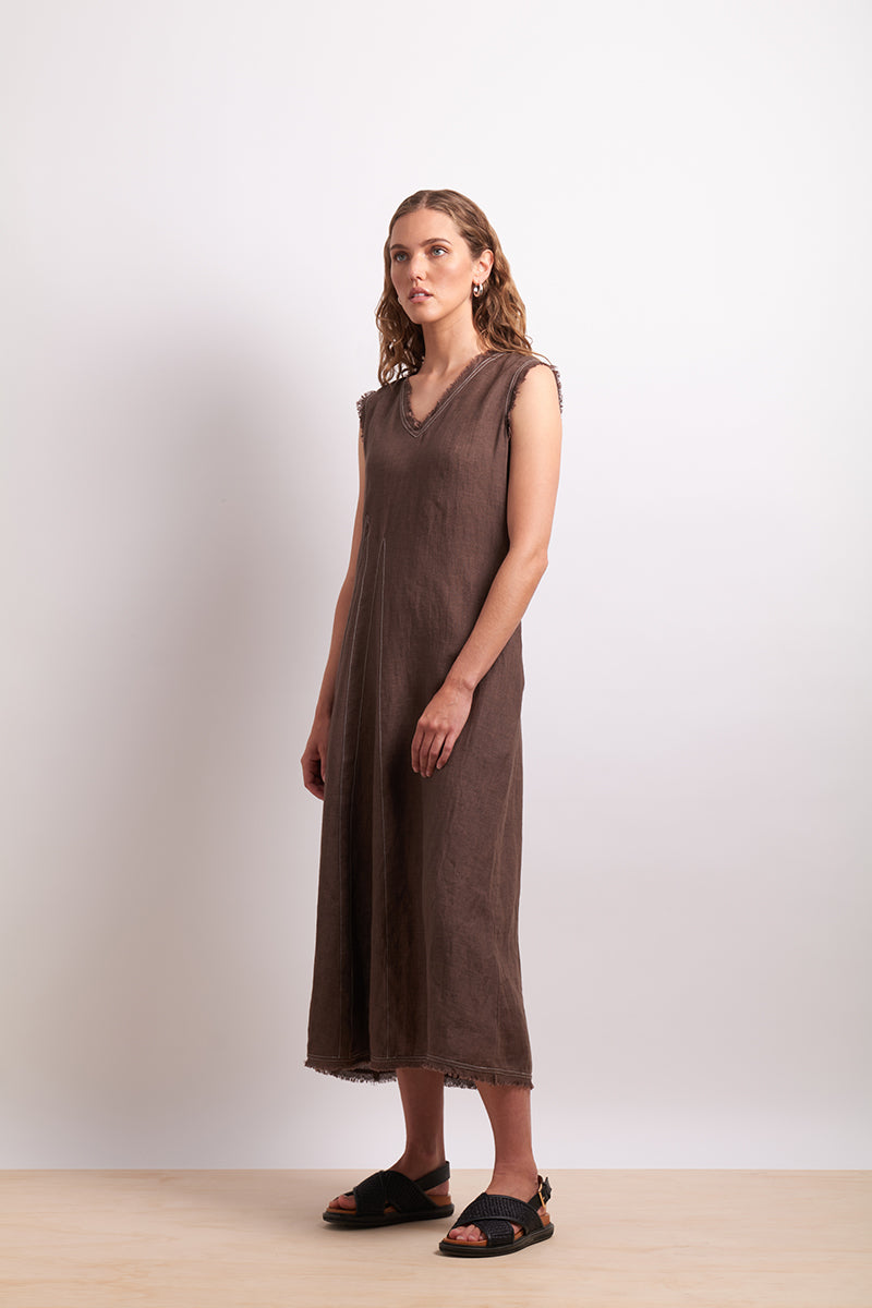 Neris Cocoa On The Edge Dress