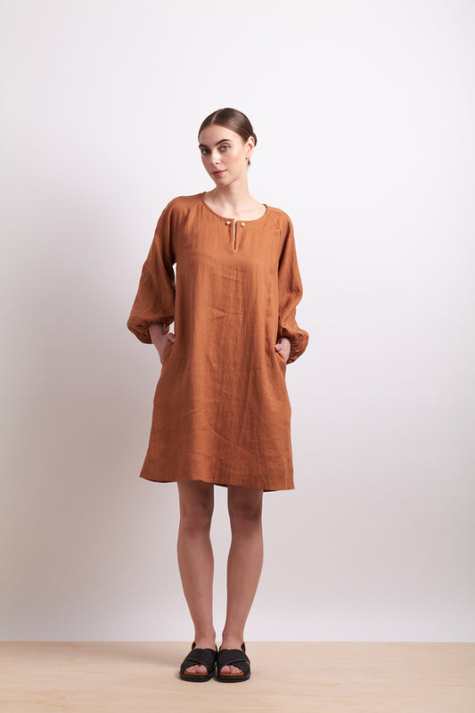 Neris Cinnamon Baubles Dress