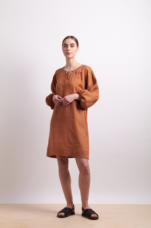 Neris Cinnamon Baubles Dress