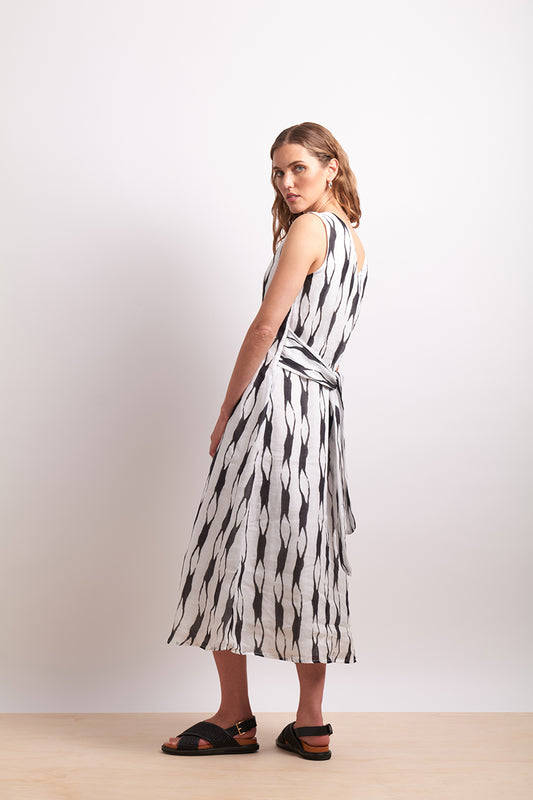 Neris Liquorice Soft Focus Dress