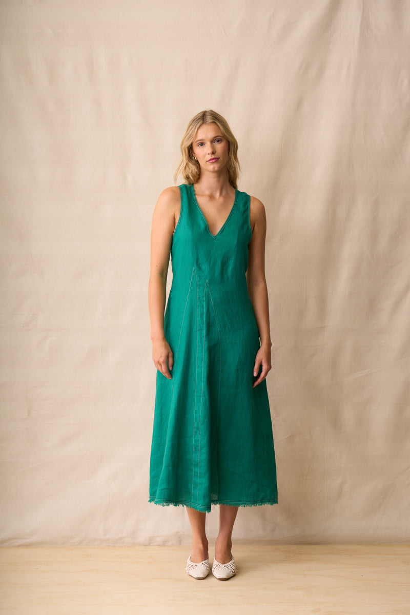 Neris Muse Dress Malachite
