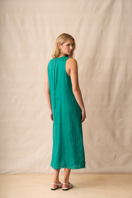Neris Muse Dress Malachite