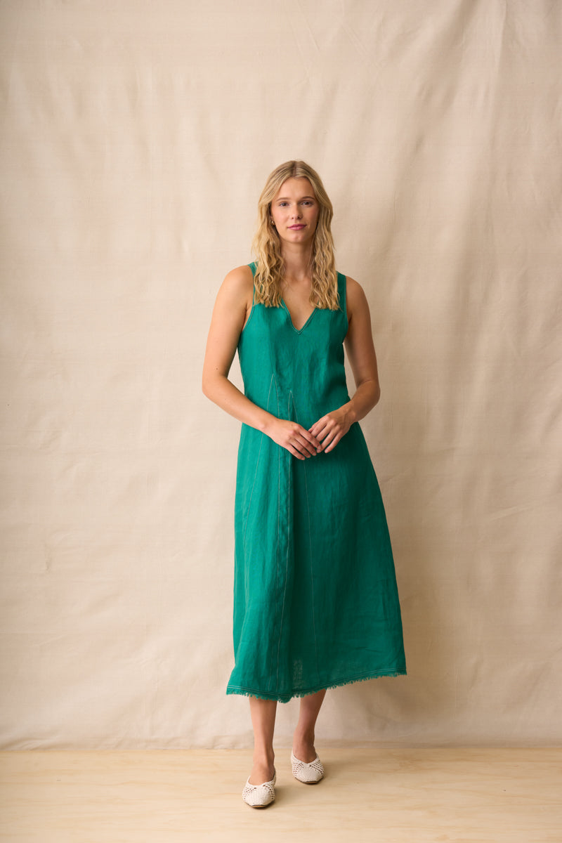 Neris Muse Dress Malachite