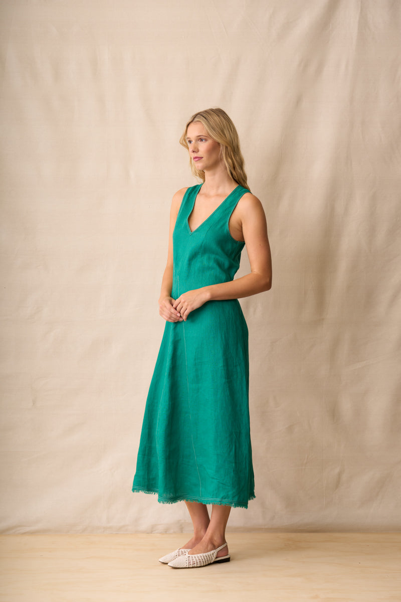 Neris Muse Dress Malachite