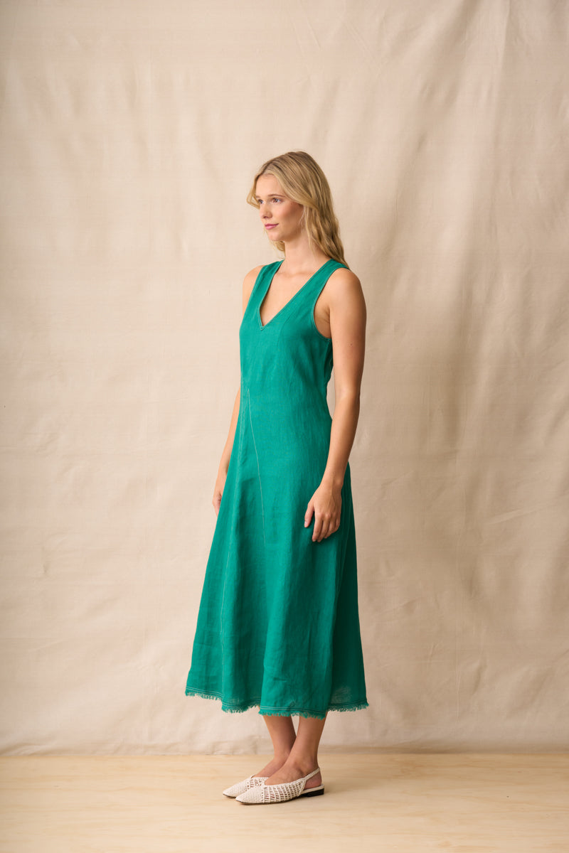 Neris Muse Dress Malachite