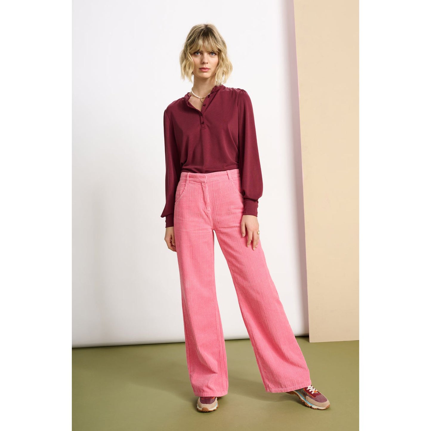 POM Pink Corduroy Jeans