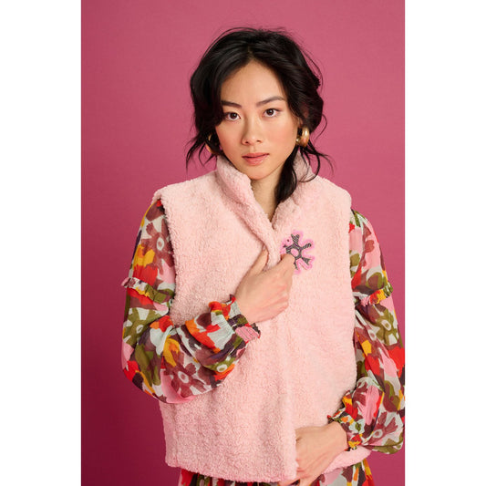 POM Vest Pink Powder