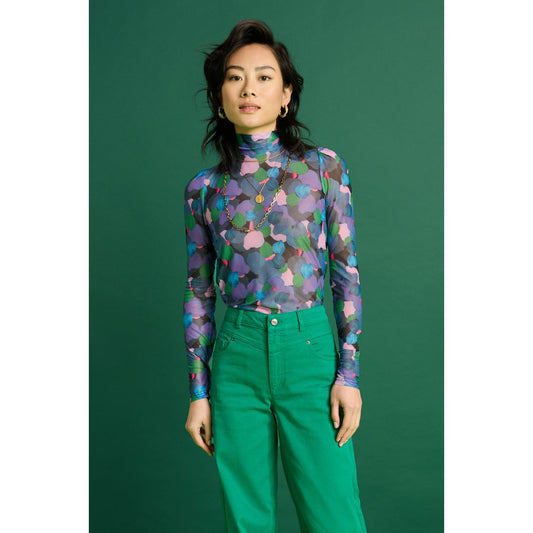 POM Turtleneck Brushwork Lilac
