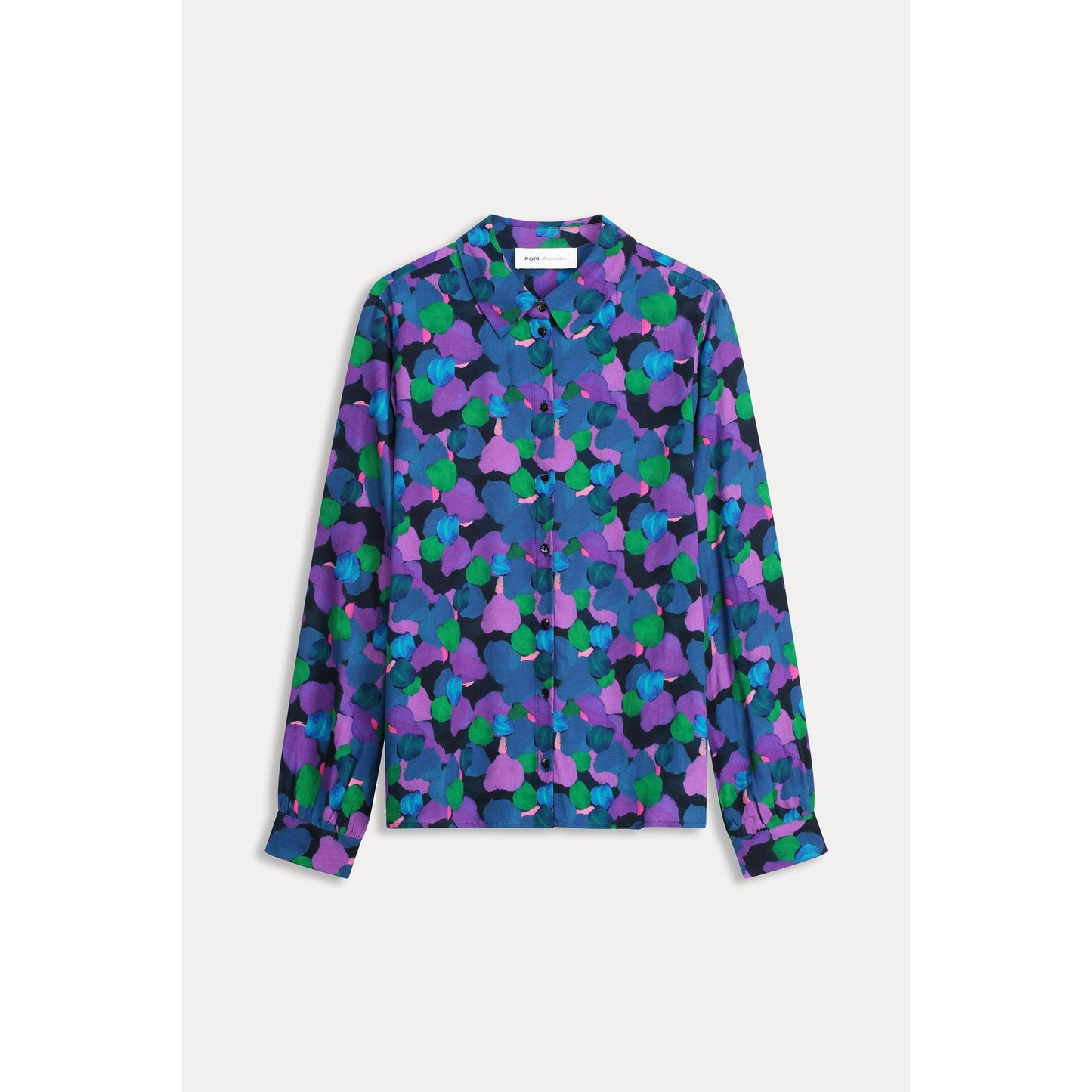 POM Blouse Mila Brushwork Lilac