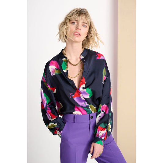 POM Blouse Violets