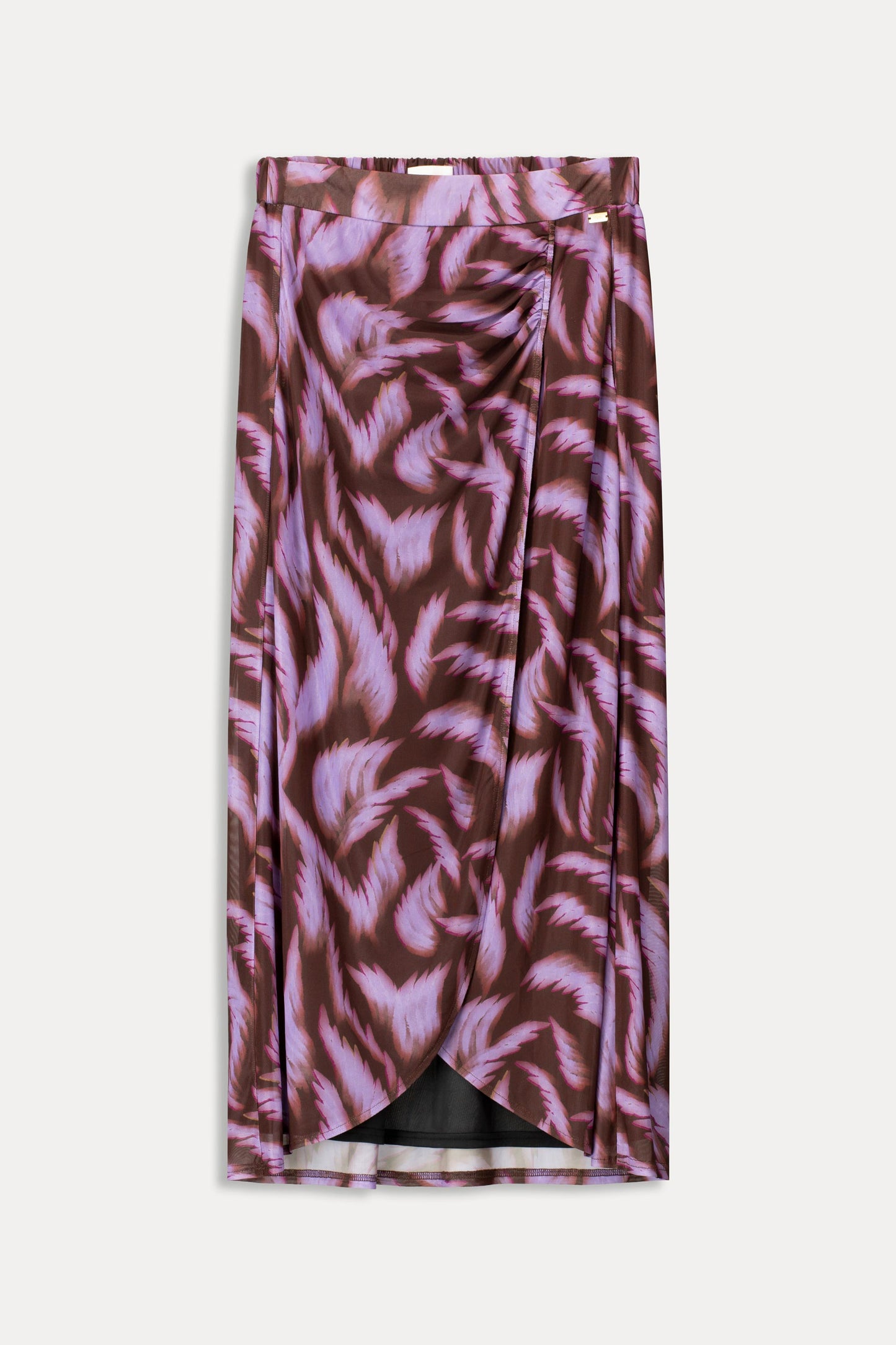POM Feathers Brown Skirt