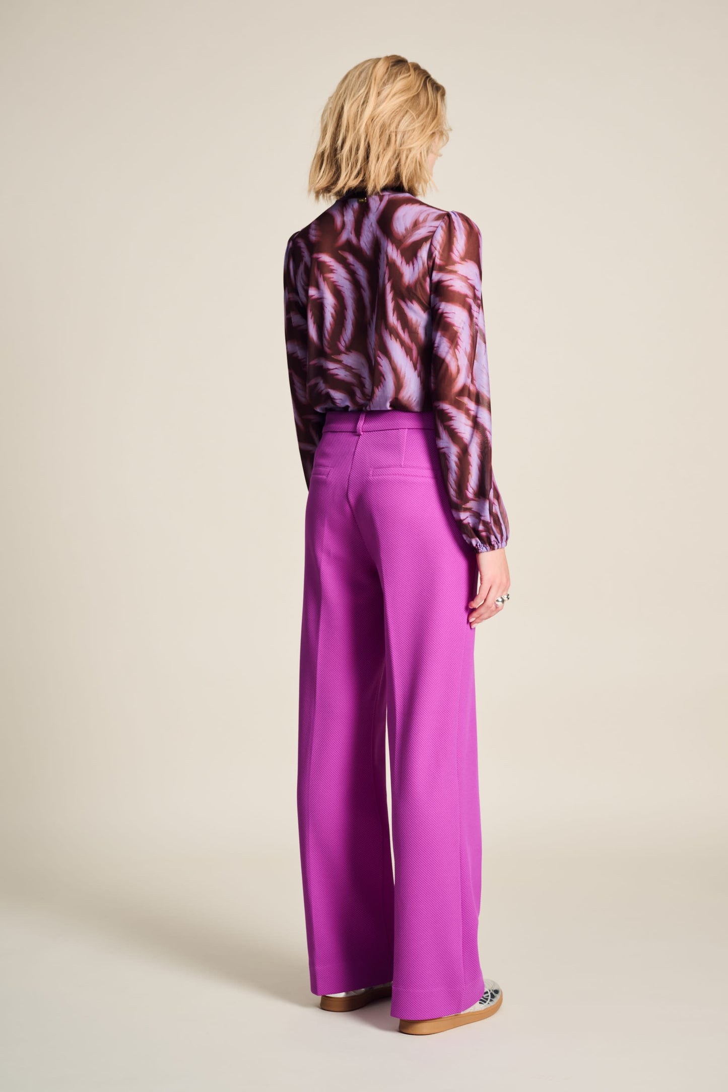 POM Wide Leg Cactus Pink Pant