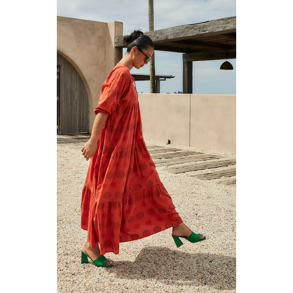 Olga De Polga Universal Kristy Dress Orange