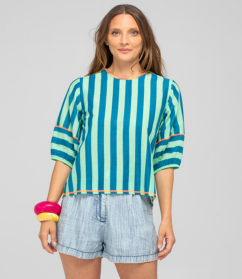 Boom Shankar Ava Top Capri Green