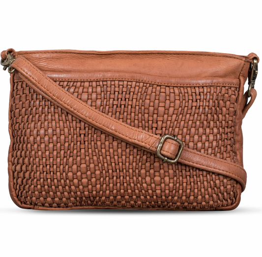 Leather Summer Handwoven Handbag