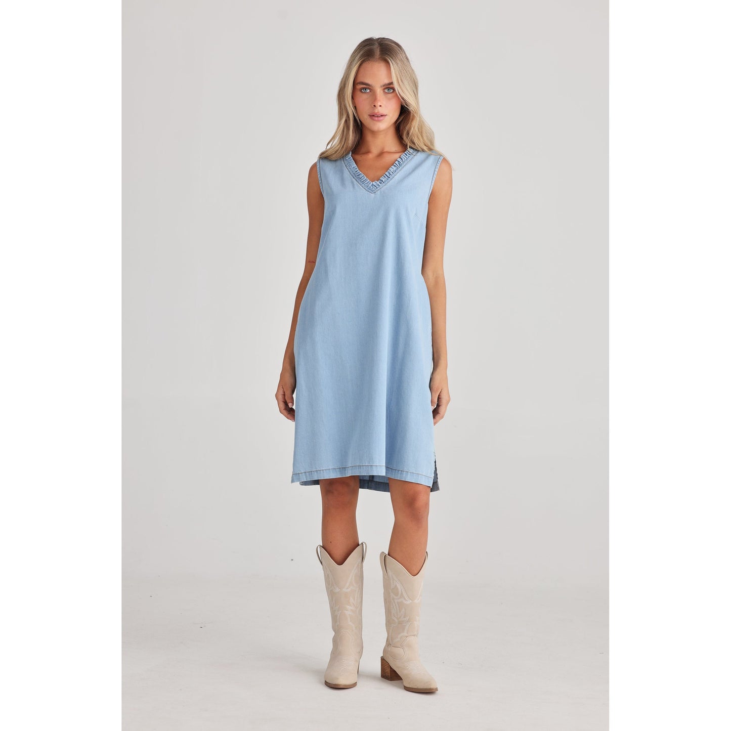 Talisman Vera Light Denim Dress