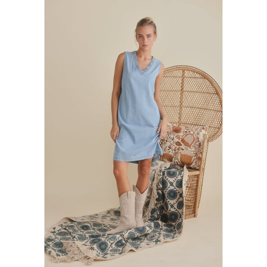 Talisman Vera Light Denim Dress
