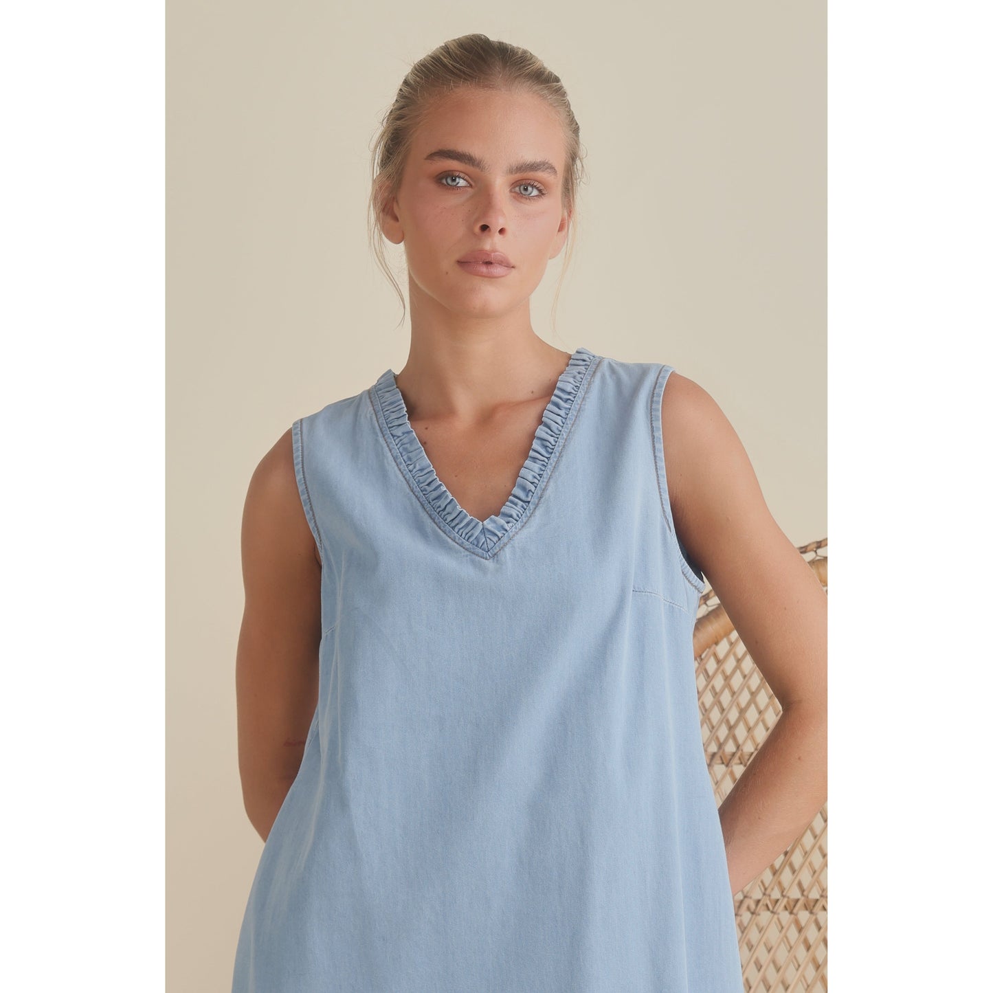 Talisman Vera Light Denim Dress