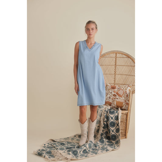 Talisman Vera Light Denim Dress