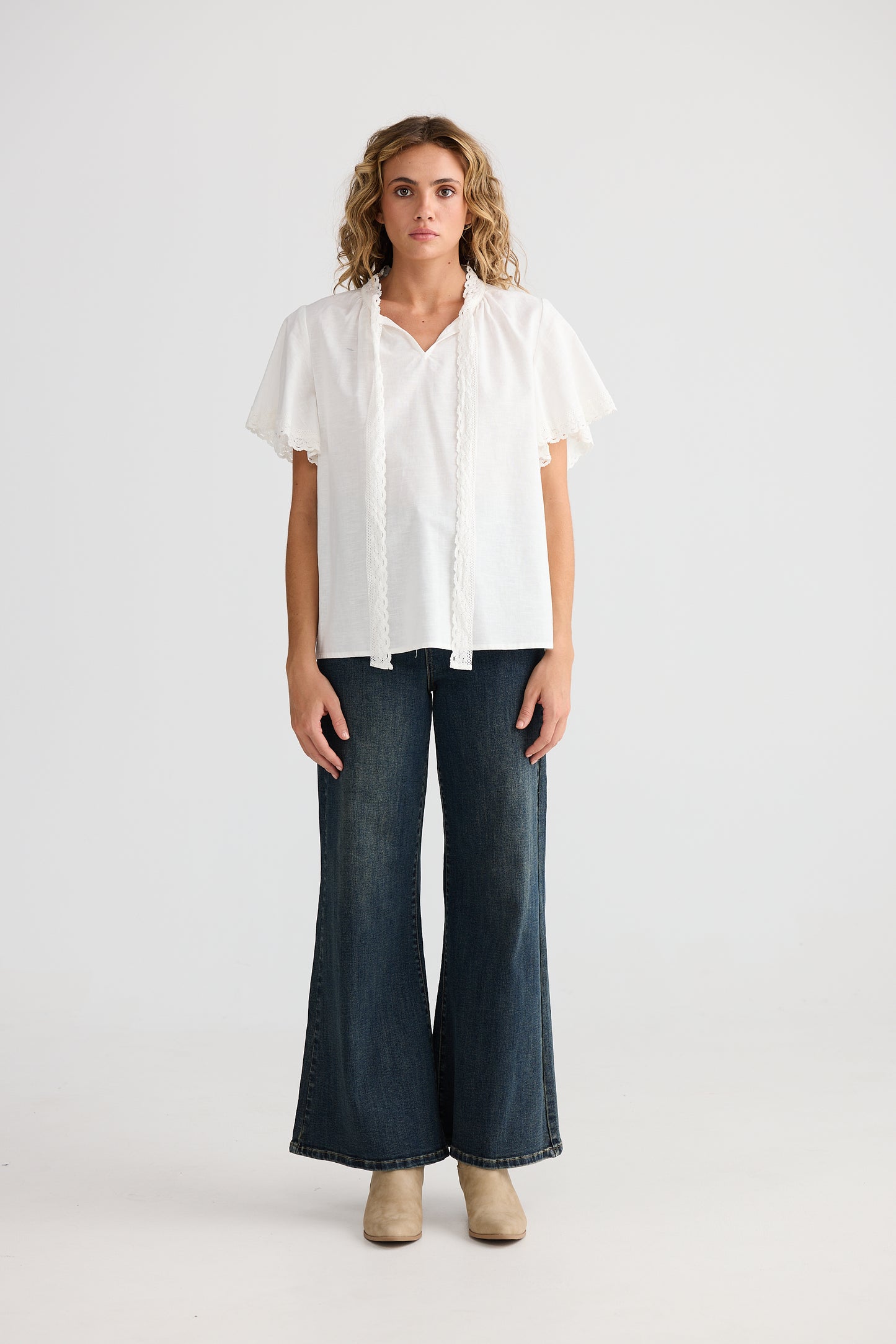 Talisman Cherri Top Off White