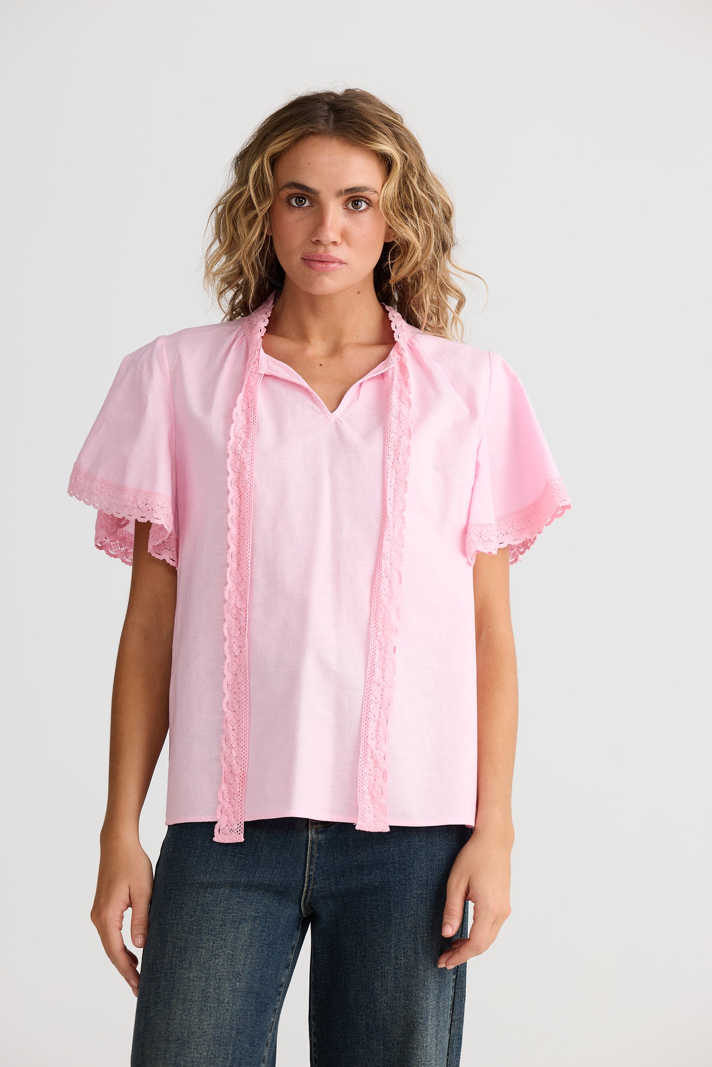 Talisman Cherri Top Soft Pink