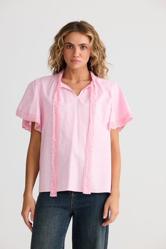 Talisman Cherri Top Soft Pink
