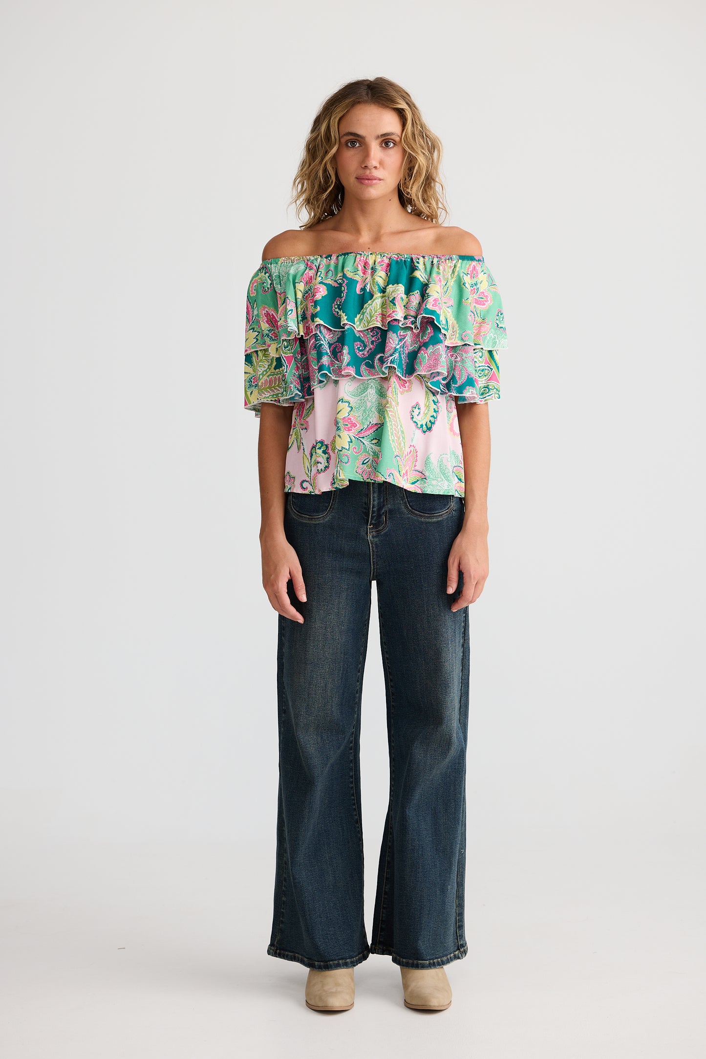 Talisman Getaway Top Paisley Dream