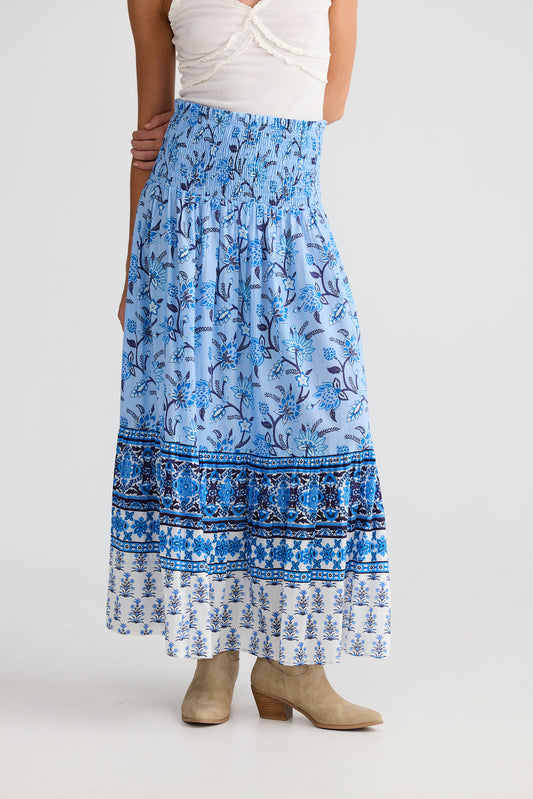 Talisman Sangria Skirt Blueberry Fields