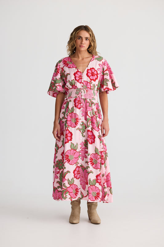 Talisman Harlow Dress Pink Ibiza