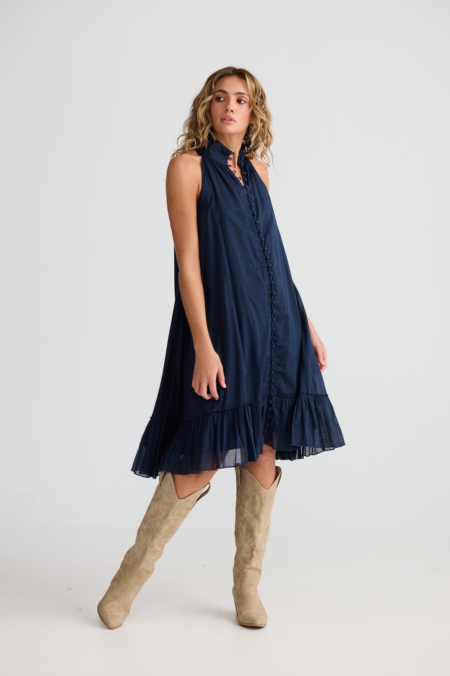 Talisman Tapas Dress Navy