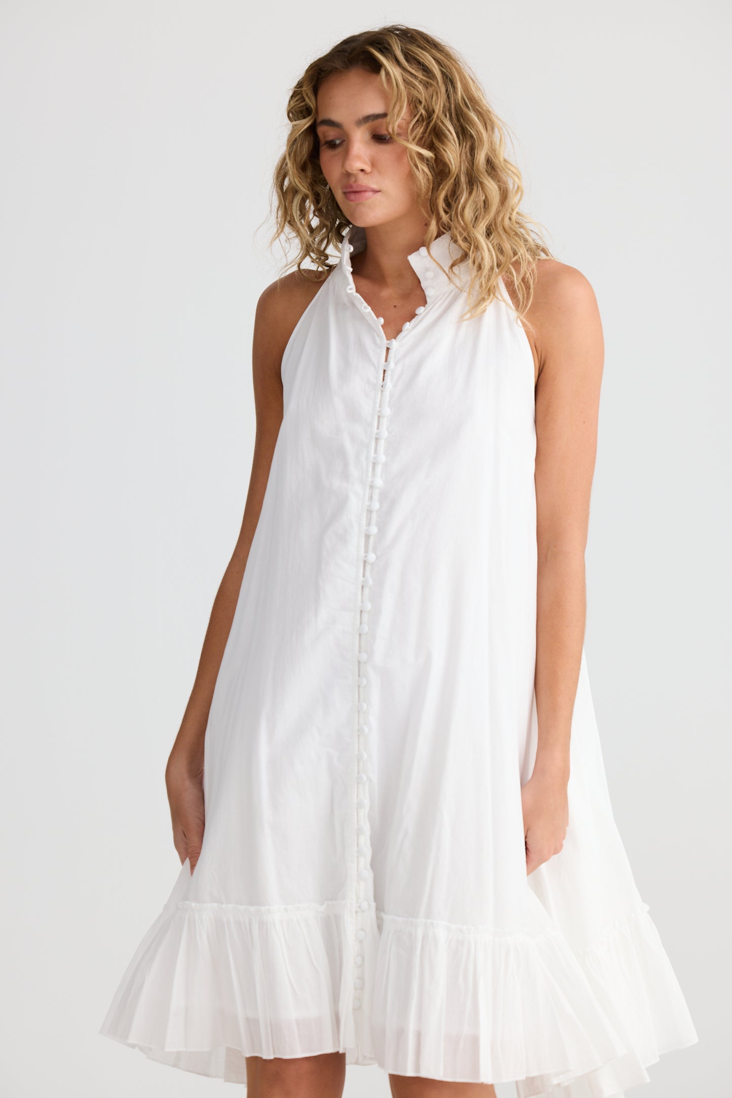 Talisman Tapas Dress White
