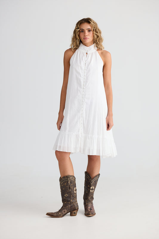 Talisman Tapas Dress White