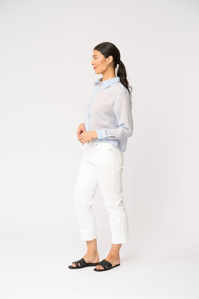 Foil Party In Back Shirt Pale Blue