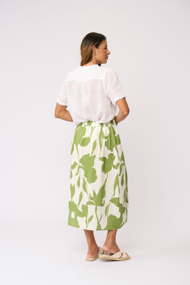 Foil Frill Of It Blouse White