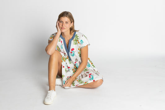 Ibisa Clarksville Dress White