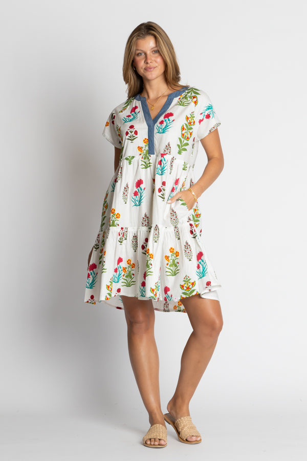 Ibisa Clarksville Dress White