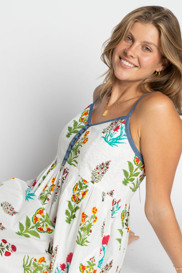 Ibisa Clarksville Sundress White