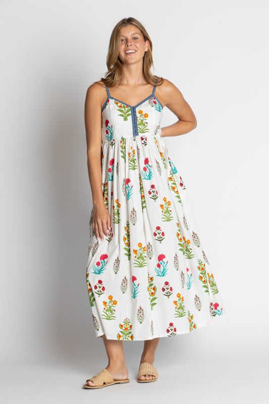 Ibisa Clarksville Sundress White