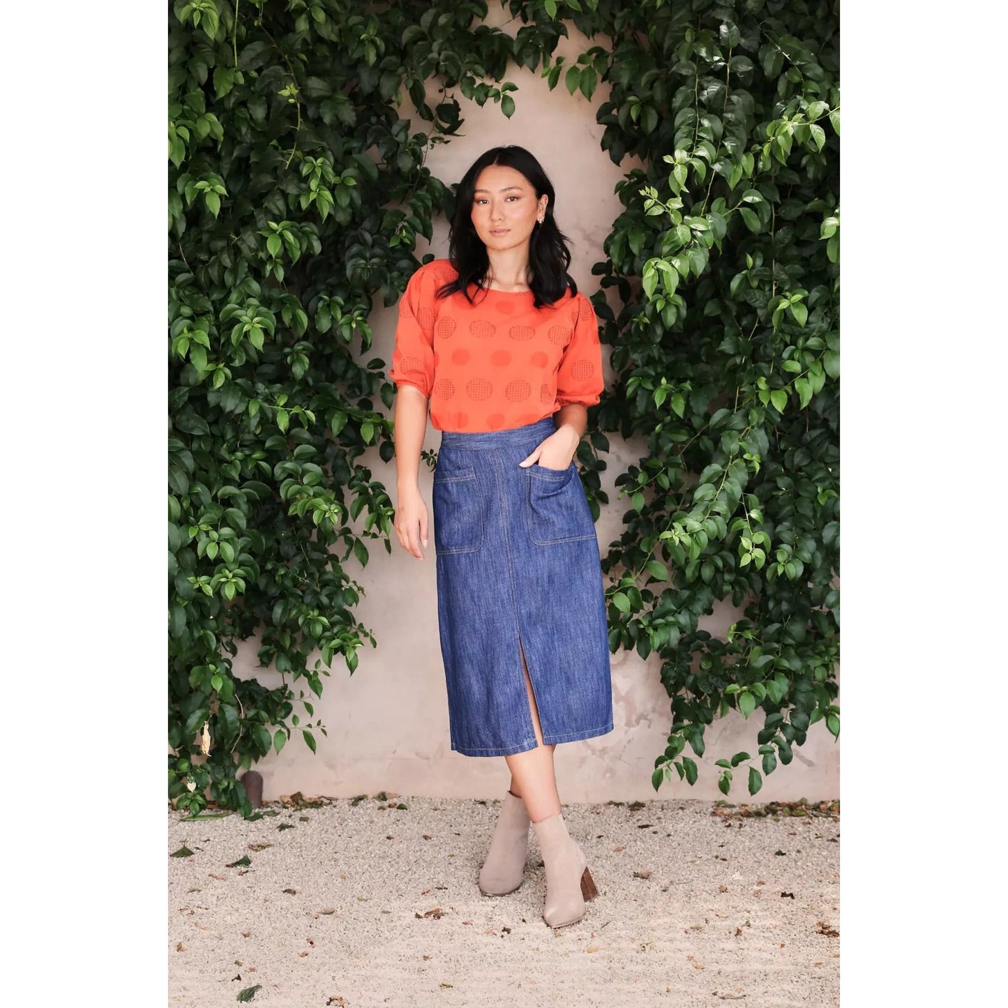 Olga De Polga Universal Blouse Orange