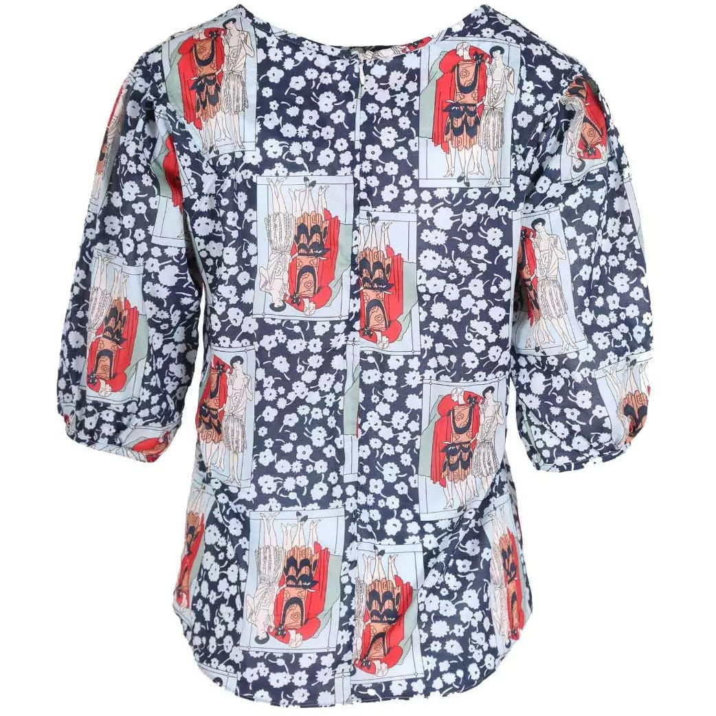 Olga De Polga Felix Blouse Navy