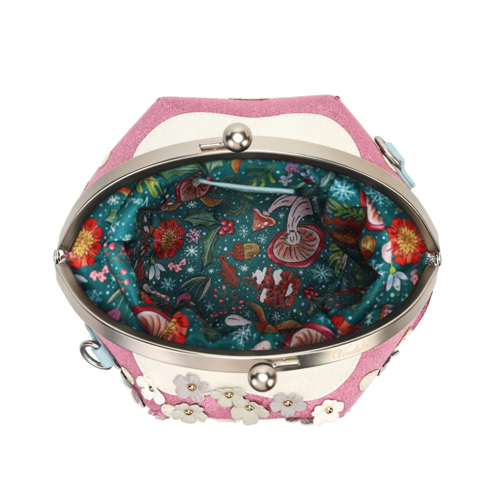 Vendula London Fairy Village Snowflake Edition Toadstool House Bag