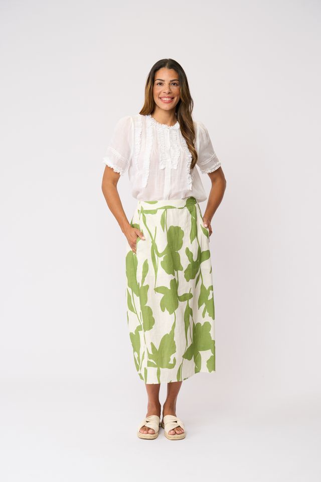 Foil Frill Of It Blouse White