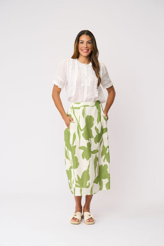 Foil Frill Of It Blouse White