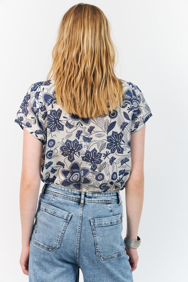 Lolly's Laundry Heather Top Blue
