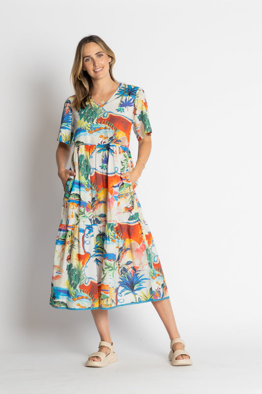 Lula Life Alba Midi Print